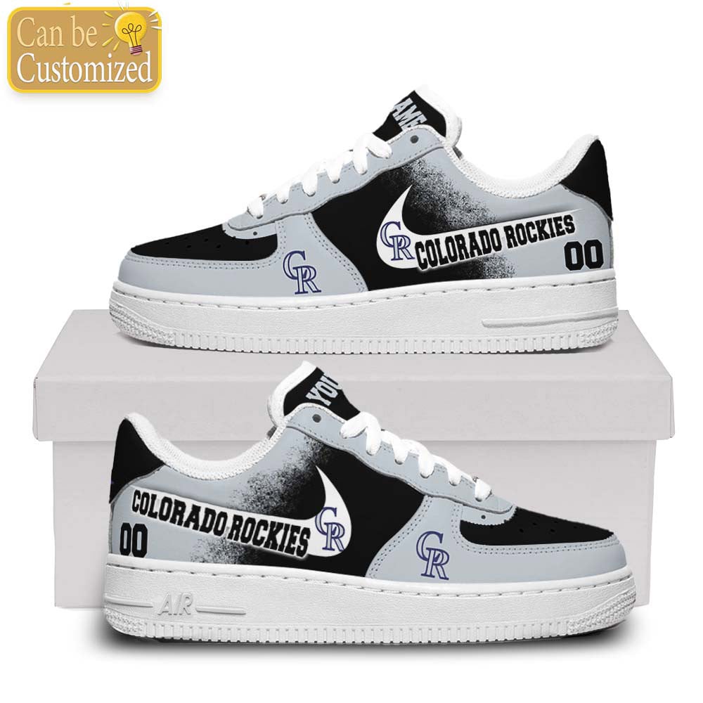 Colorado Rockies Air Force One Shoes Custom Name And Number For Men Women