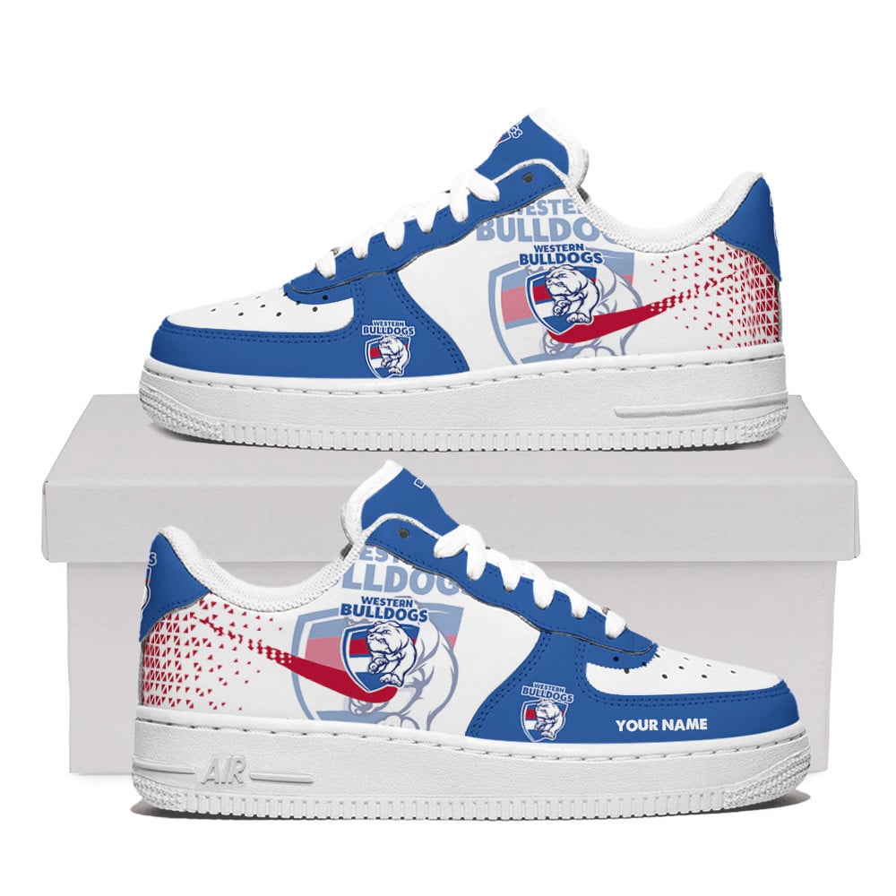 Western Bulldogs Premium Air Force One Shoes Personalized For Men Women