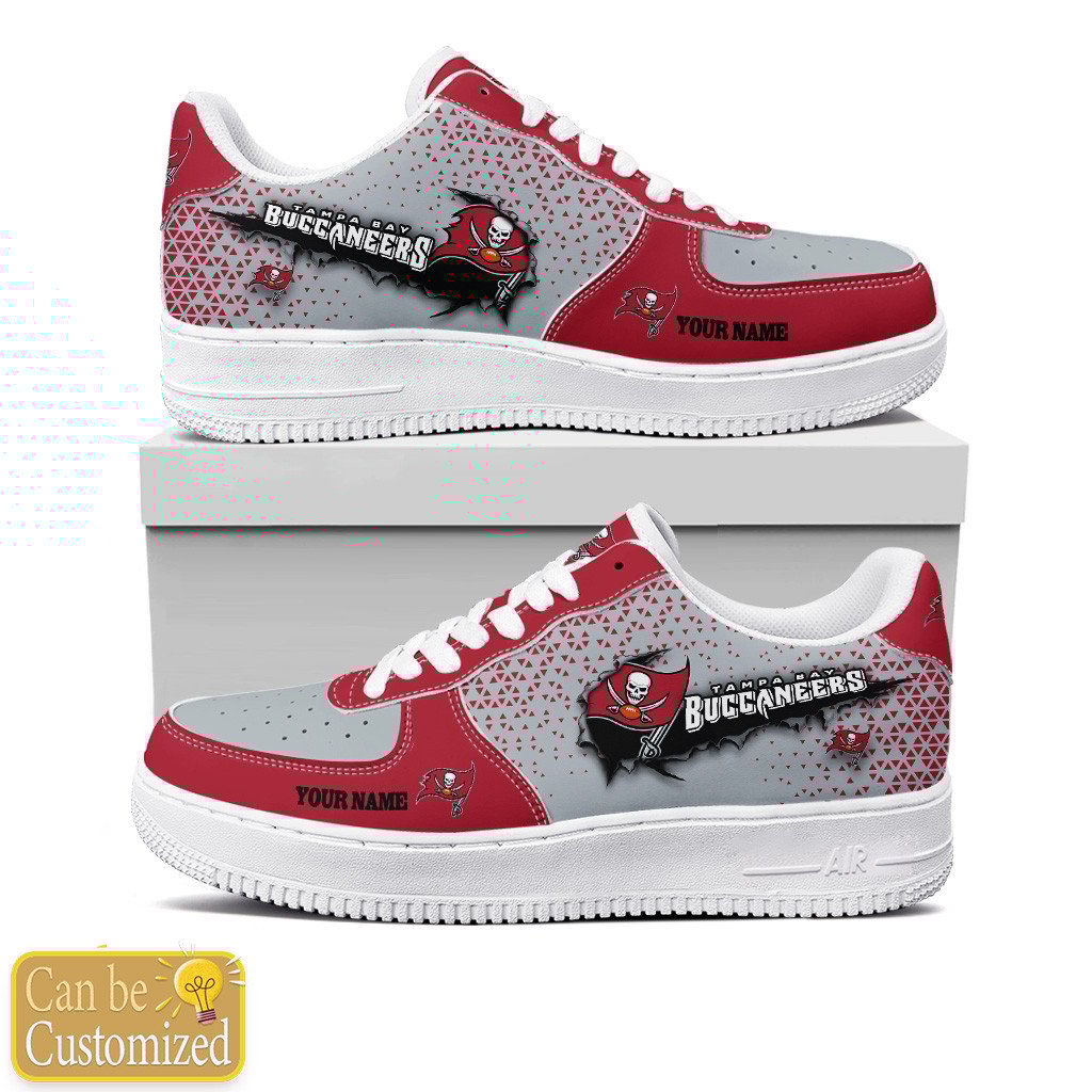 Tampa Bay Buccaneers Custom Name Air Force One Shoes Sneaker Af1 For Men Women