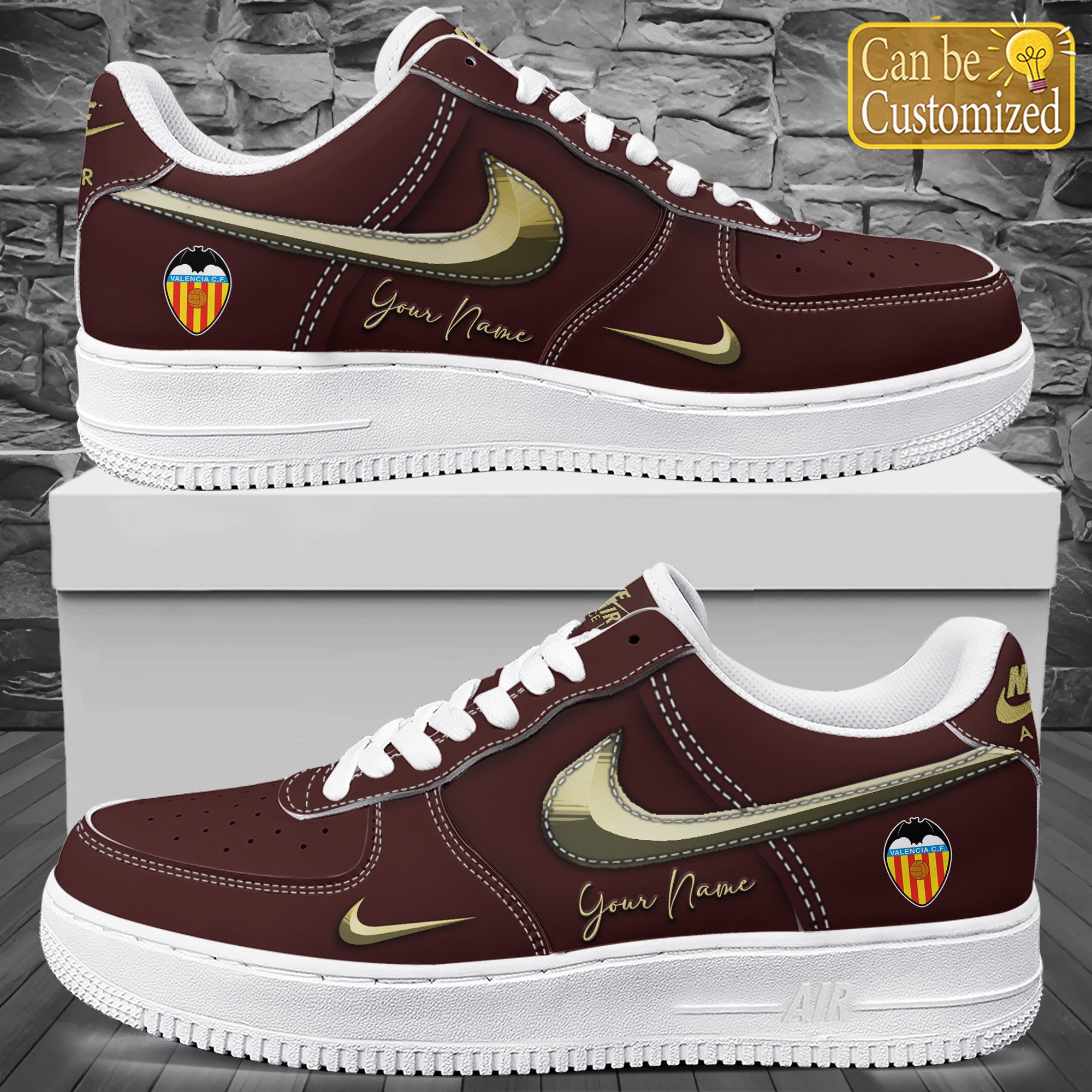 Valencia Premium Air Force One Shoes C626 Personalized For Men Women