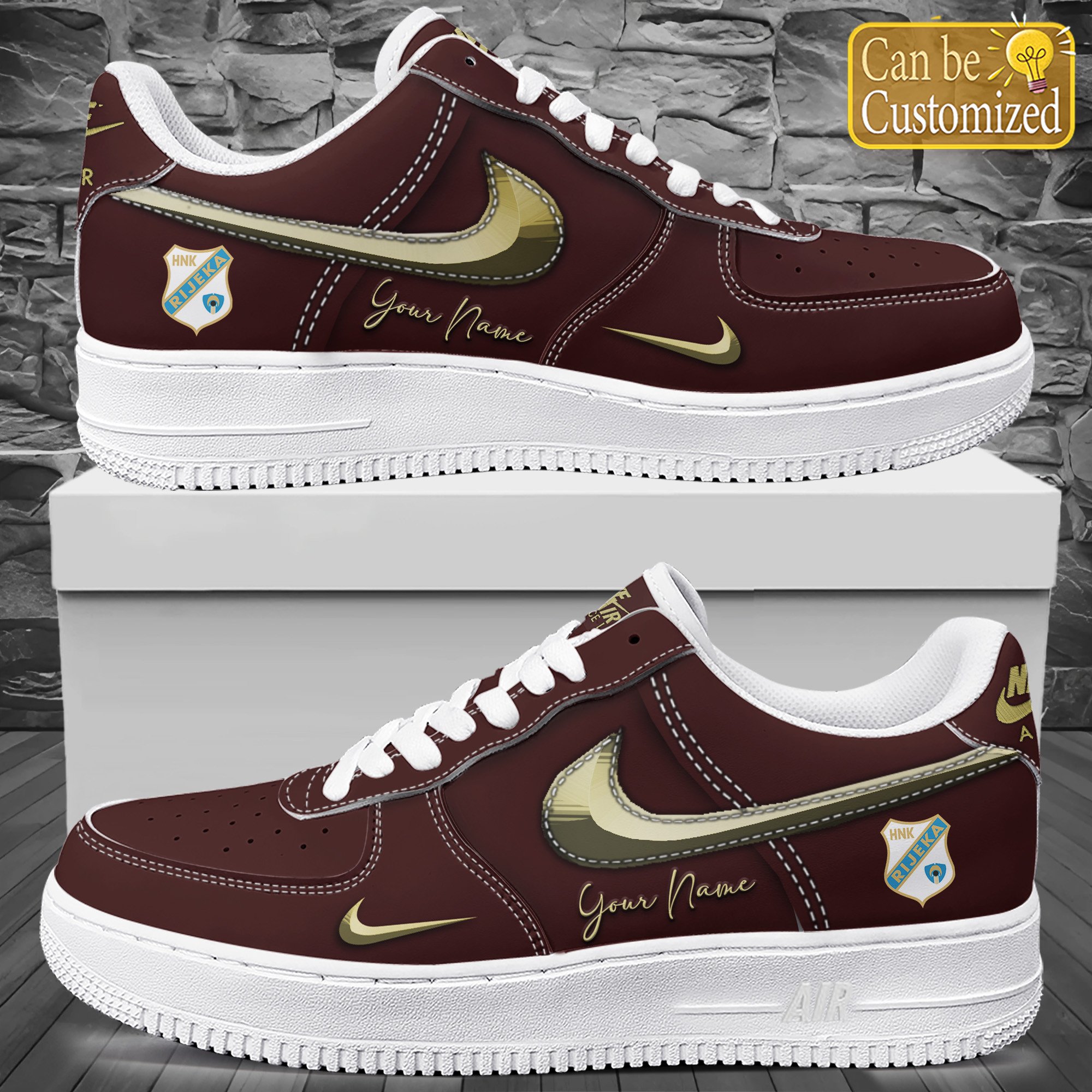 Hnk Rijeka Premium Air Force One Shoes C626 Personalized For Men Women