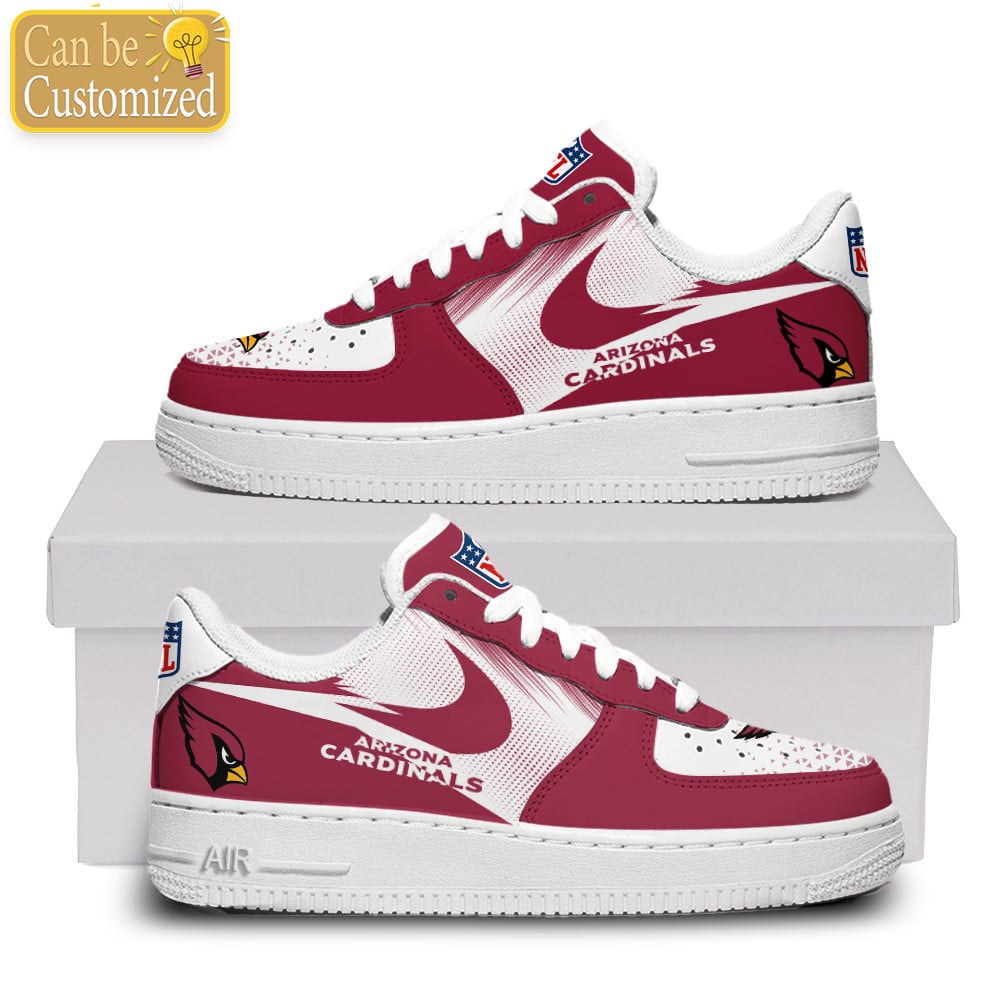 Arizona Cardinals Custom Name Air Force One Shoes For Men Women