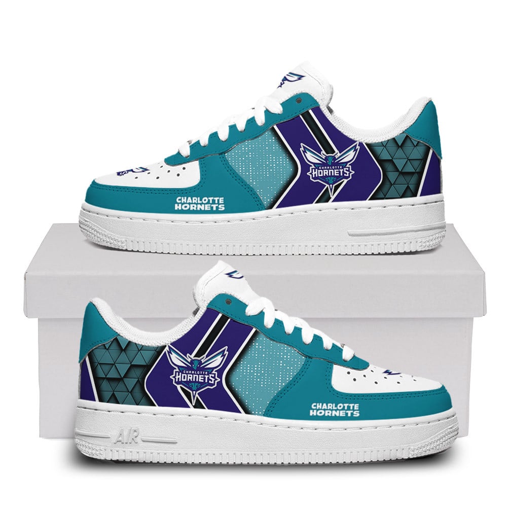 Charlotte Hornets Custom Name Air Force One Shoes Sneaker Af1 Shoes For Men Women