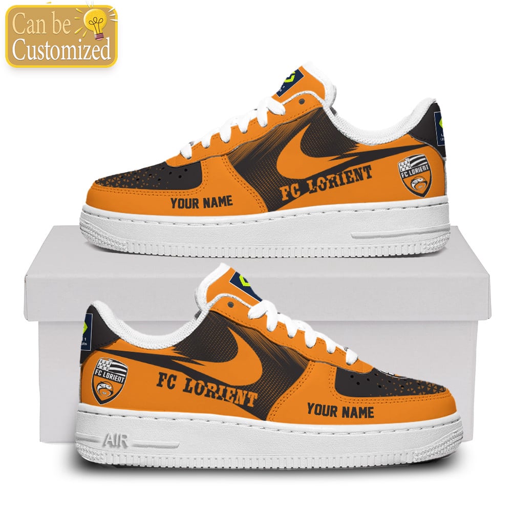 Fc Lorient Custom Name Air Force One Shoes For Men Women
