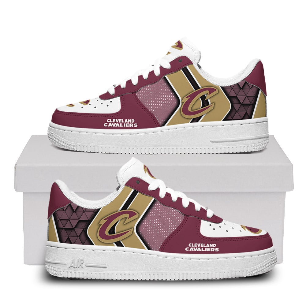 Cleveland Cavaliers Custom Name Air Force One Shoes Sneaker Af1 Shoes For Men Women