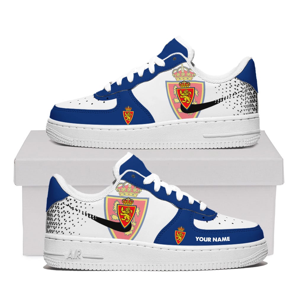 Real Zaragoza Premium Air Force One Shoes Personalized For Men Women