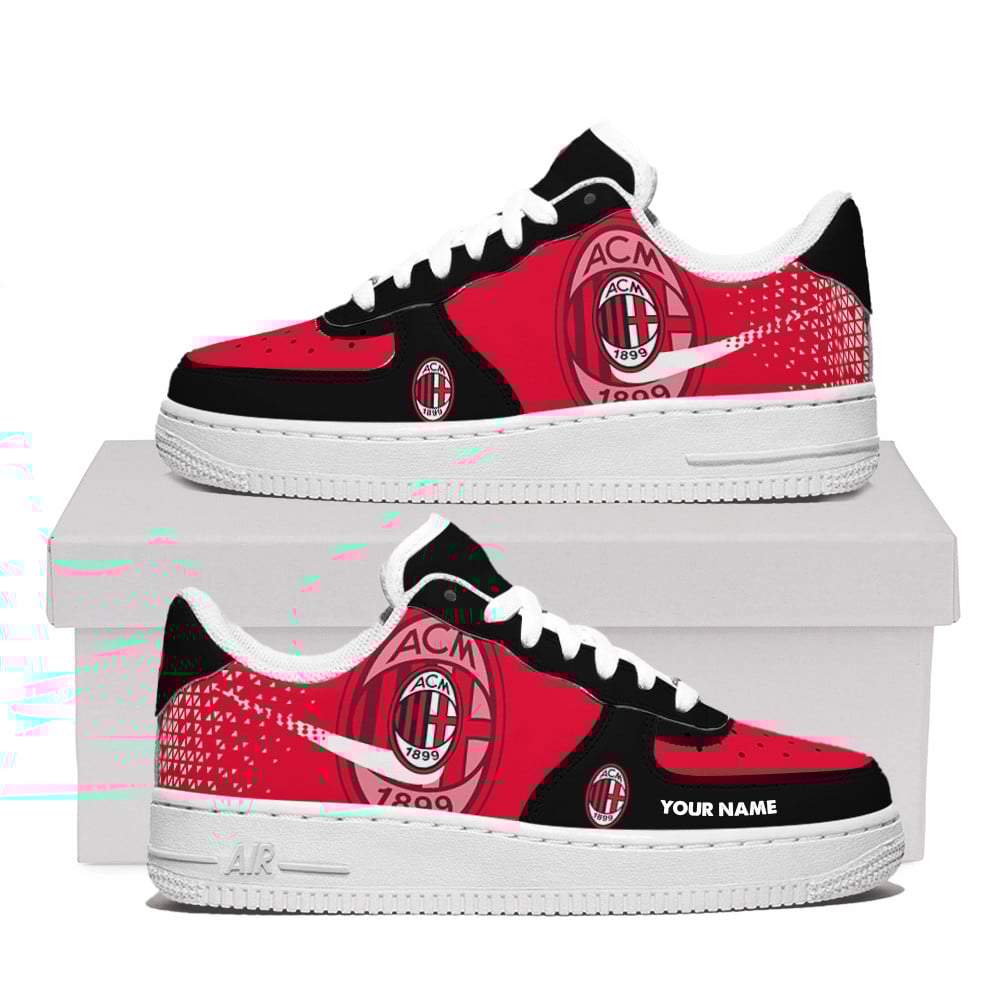 Ac Milan Premium Air Force One Shoes Personalized For Men Women