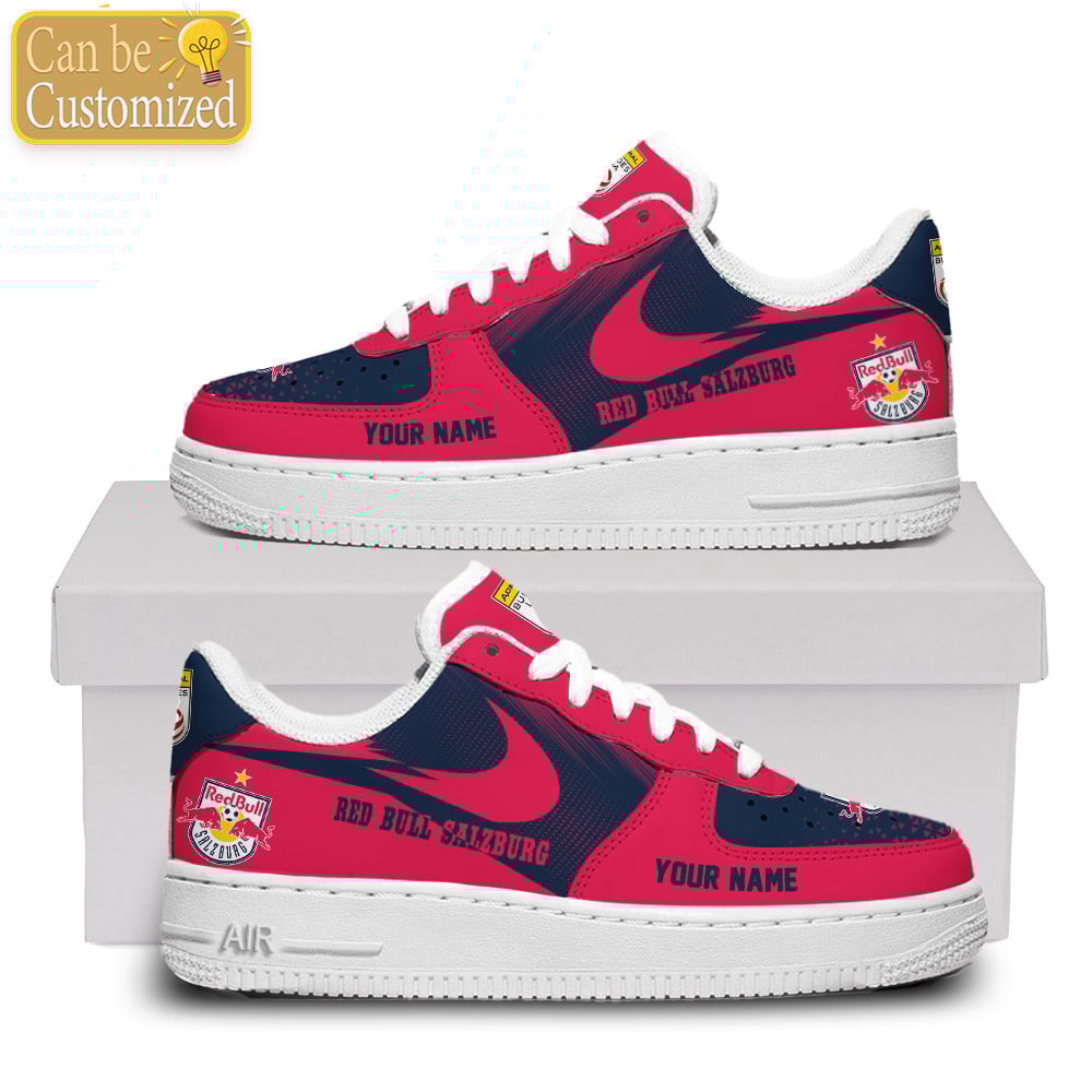Red Bull Salzburg Personalized Air Force One Shoes Sneaker Af1 Shoes For Men Women