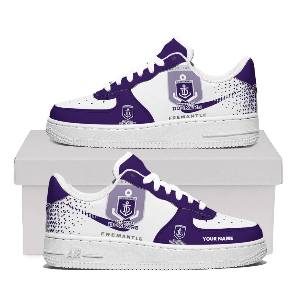 Fremantle Dockers Premium Air Force One Shoes Personalized For Men Women