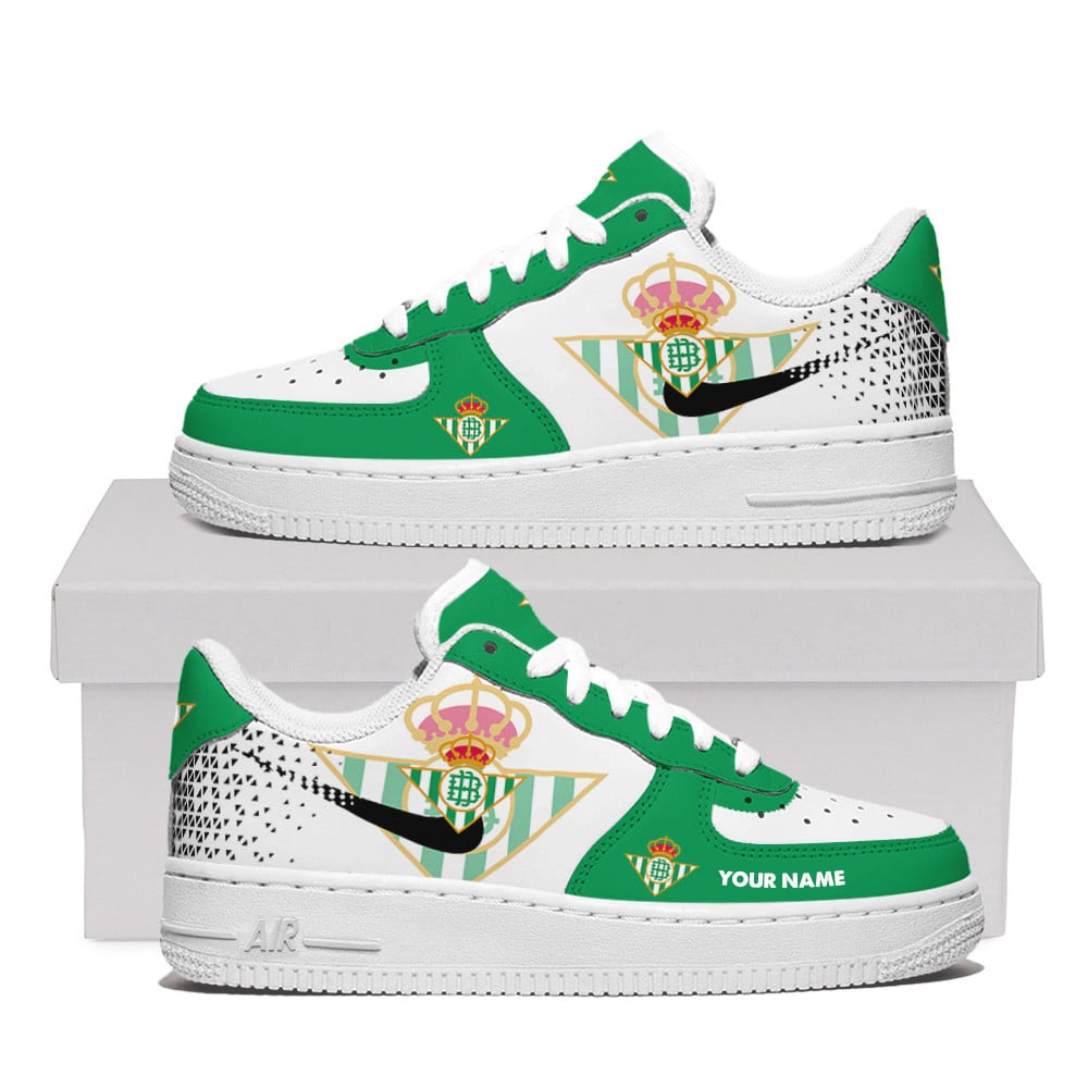 Real Betis Premium Air Force One Shoes Personalized For Men Women