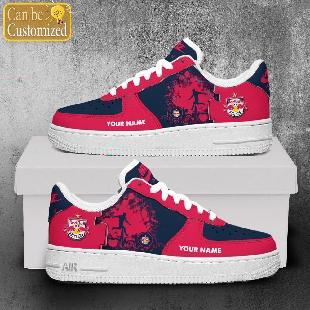 Red Bull Salzburg Air Force One Shoes Personalized For Men Women