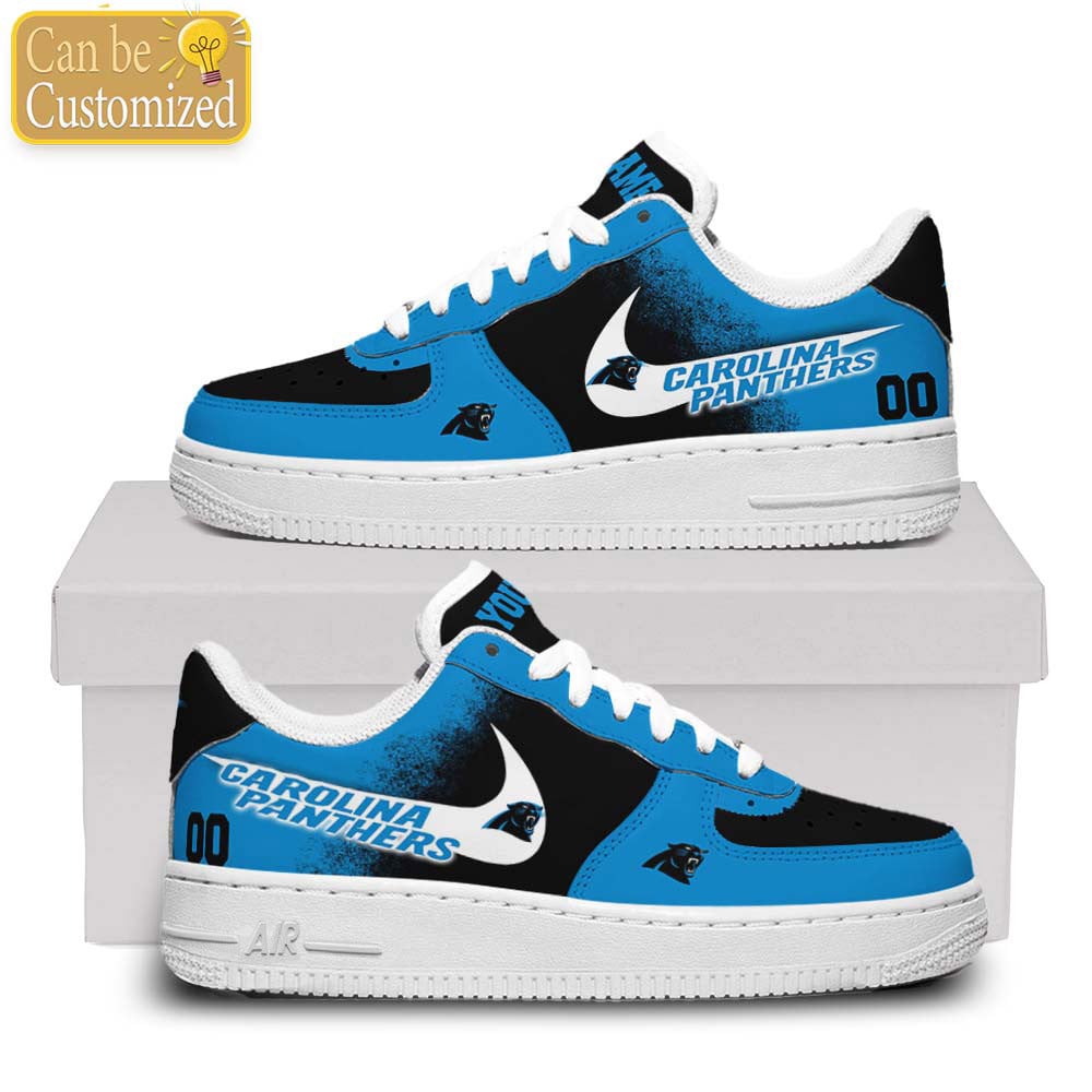 Carolina Panthers Air Force One Shoes Custom Name And Number For Men Women