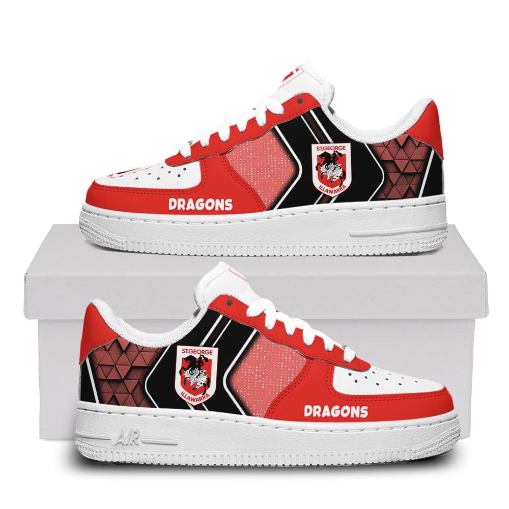 St. George Illawarra Dragons Air Force One Shoes Sneaker Af1 Shoes For Men Women