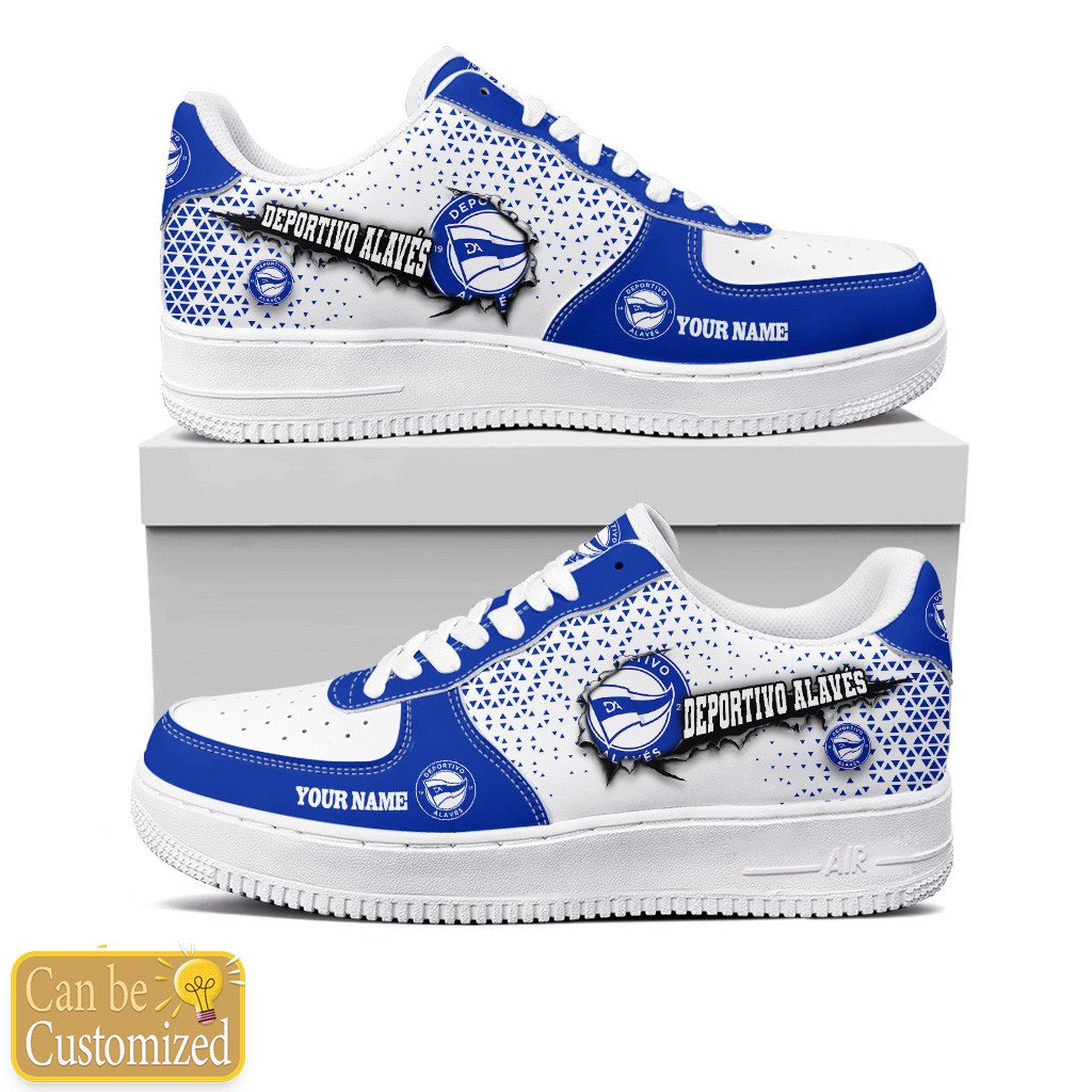 Deportivo Alavs Custom Name Air Force One Shoes For Men Women