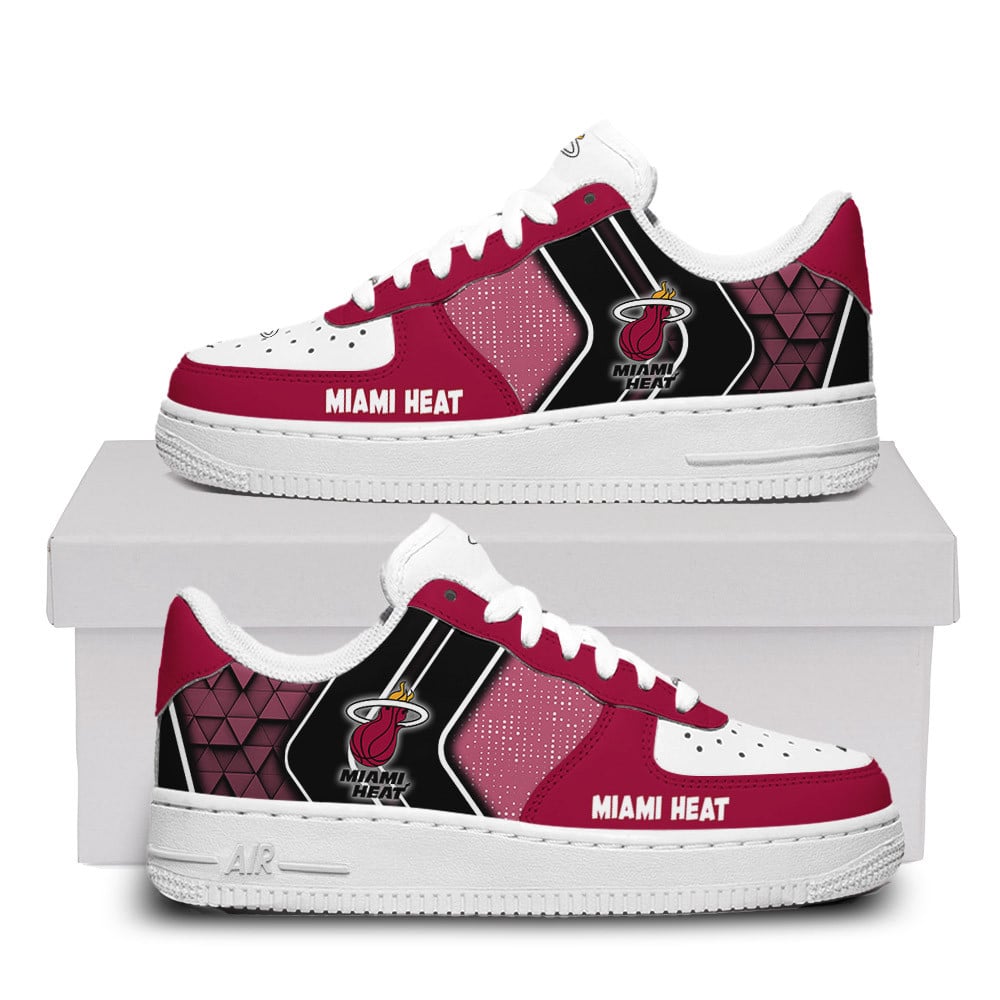 Miami Heat Custom Name Air Force One Shoes For Men Women