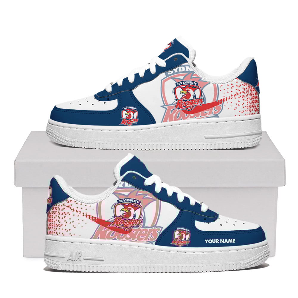 Sydney Roosters Premium Air Force One Shoes Personalized For Men Women