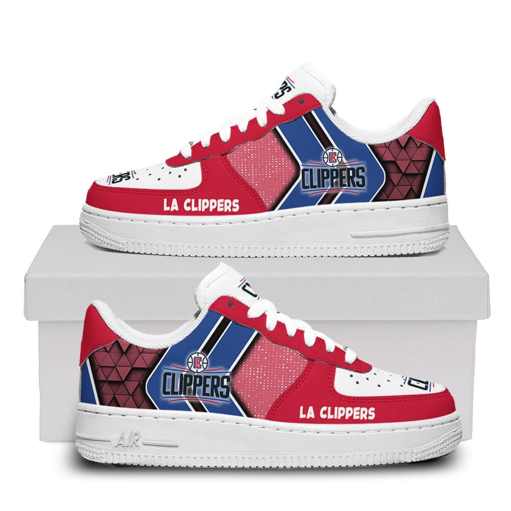 La Clippers Custom Name Air Force One Shoes For Men Women