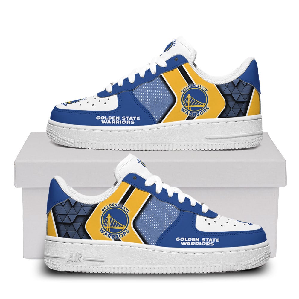 Golden State Warriors Custom Name Air Force One Shoes For Men Women