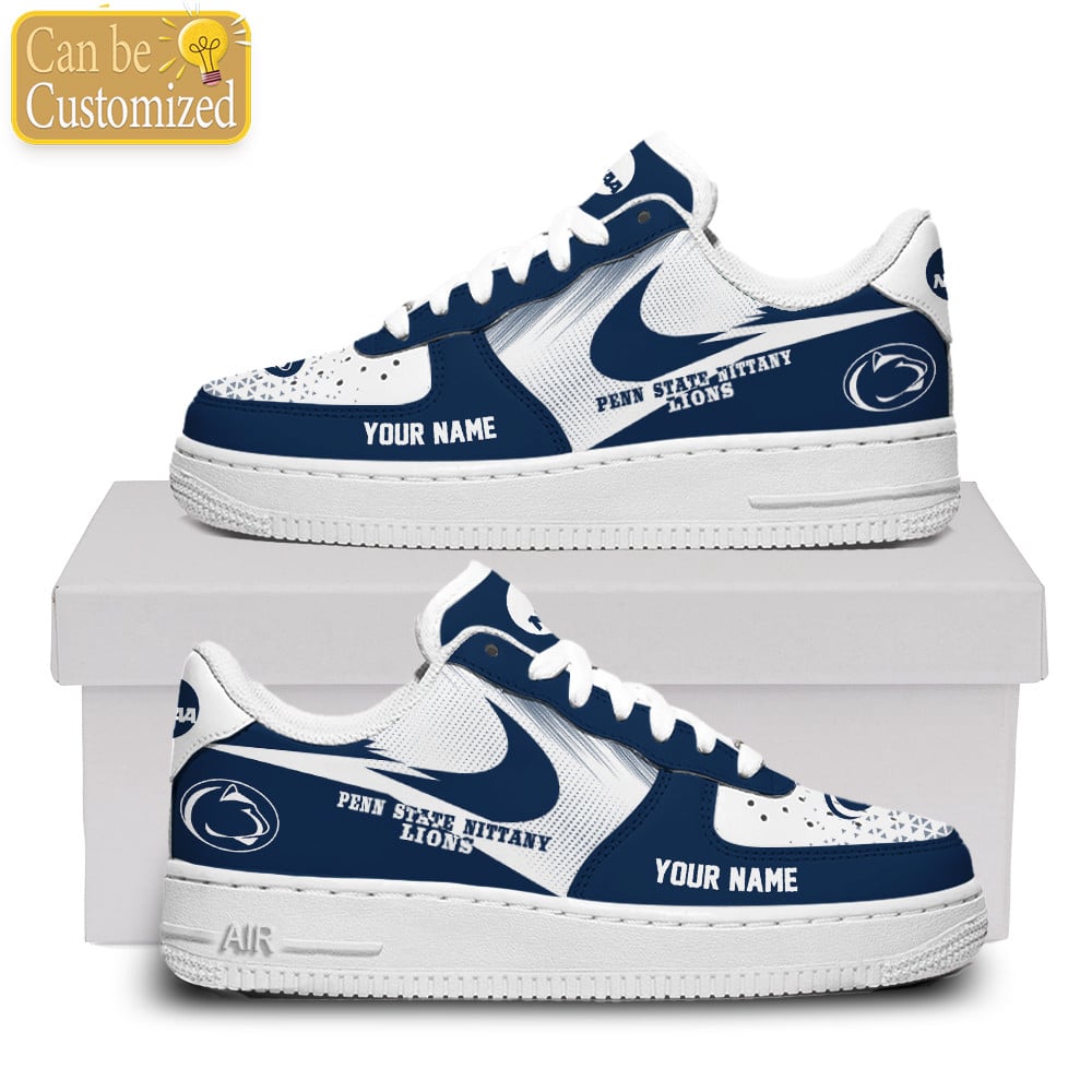 Penn State Nittany Lions Air Force One Shoes Custom Name For Men Women