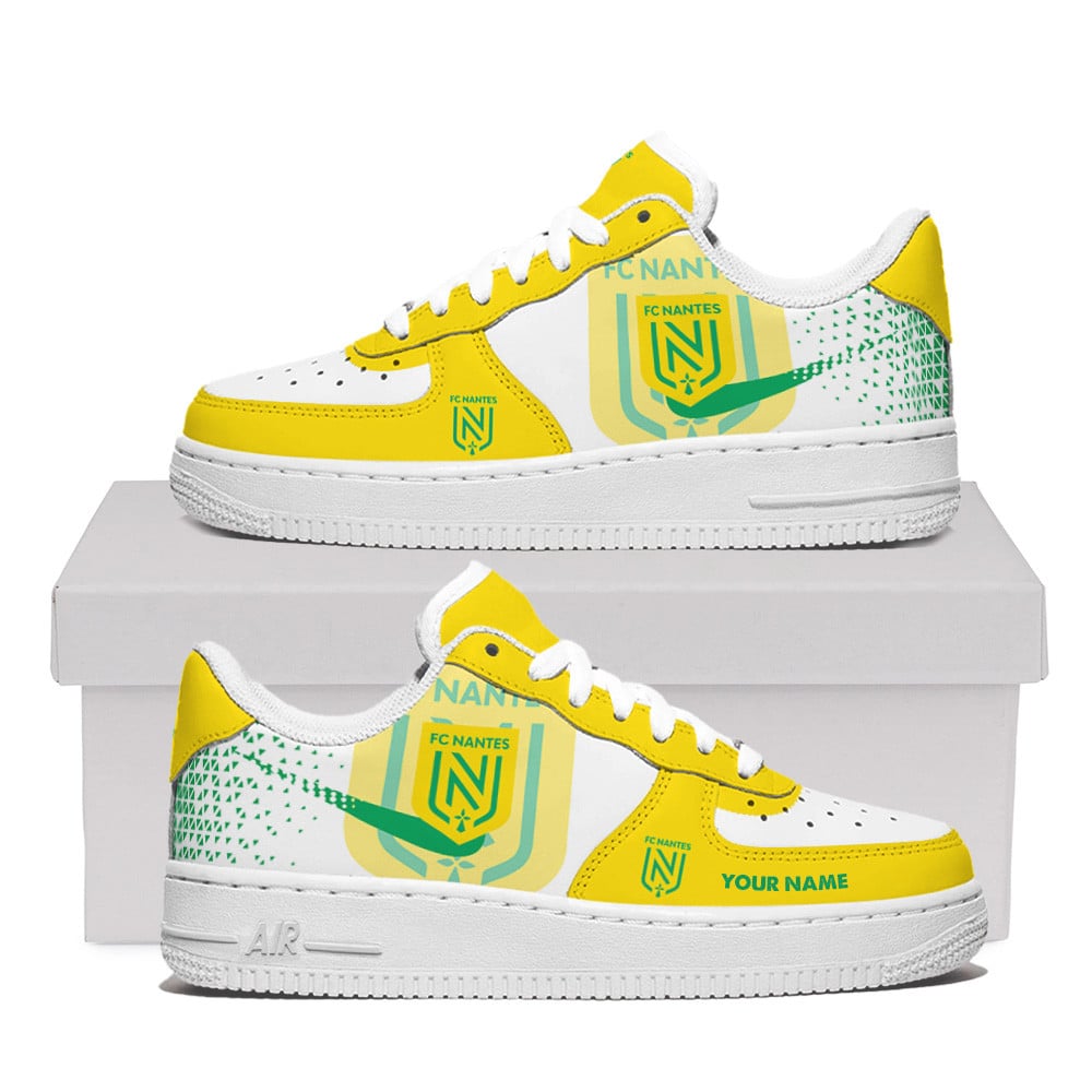 Fc Nantes Premium Air Force One Shoes Personalized For Men Women