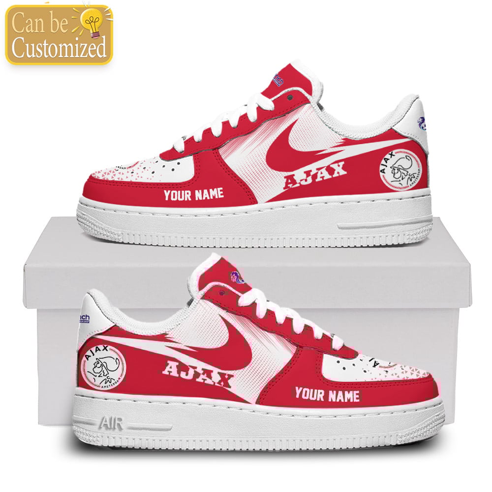 Ajax Amsterdam Air Force One Shoes Custom Name For Men Women