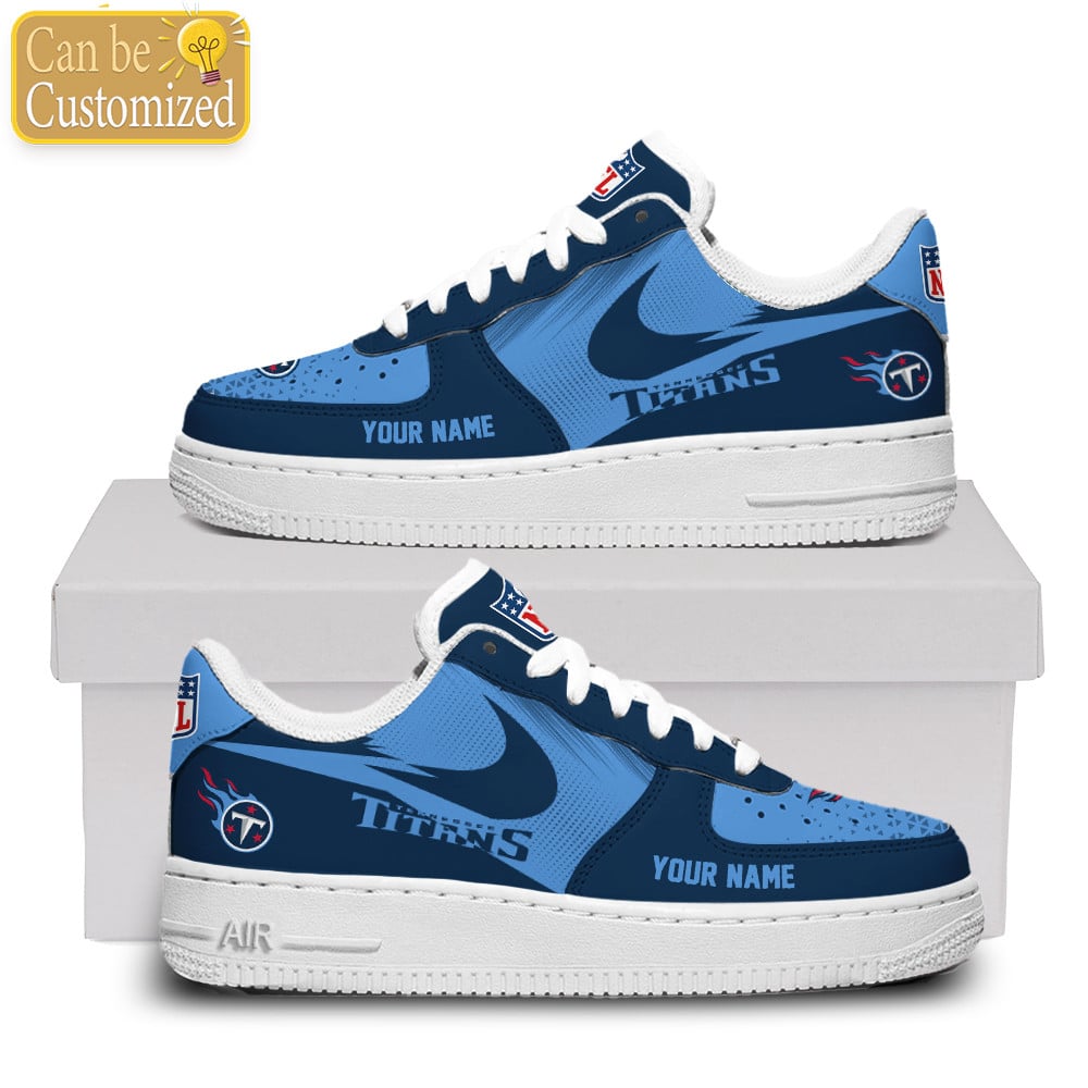 Tennessee Titans Custom Name Air Force One Shoes For Men Women