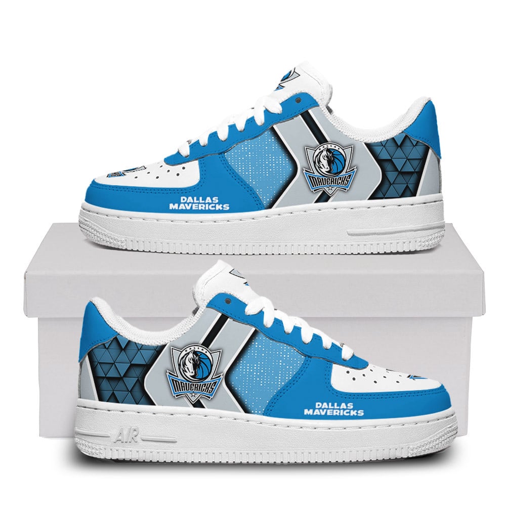 Dallas Mavericks Custom Name Air Force One Shoes For Men Women