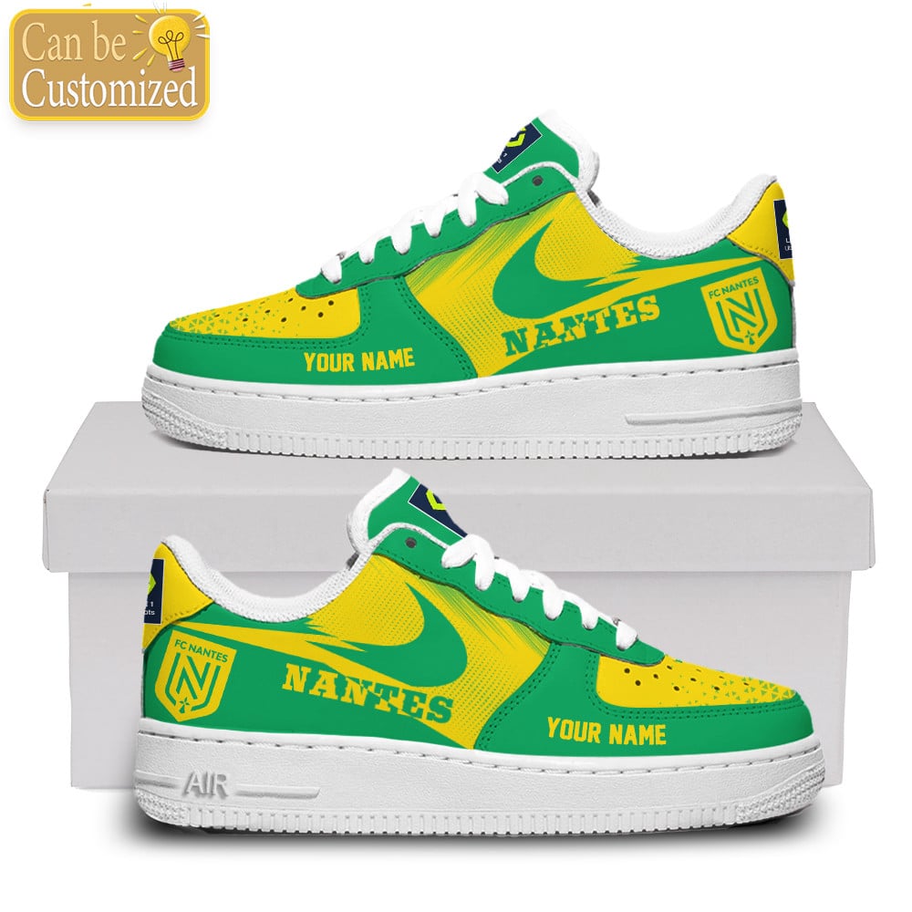 Fc Nantes Custom Name Air Force One Shoes For Men Women