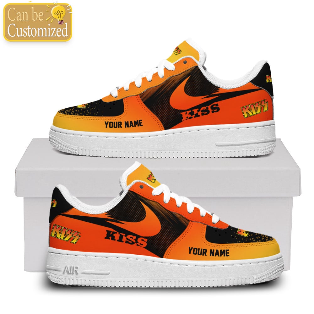 Kiss Band Air Force One Shoes Custom Name For Men Women