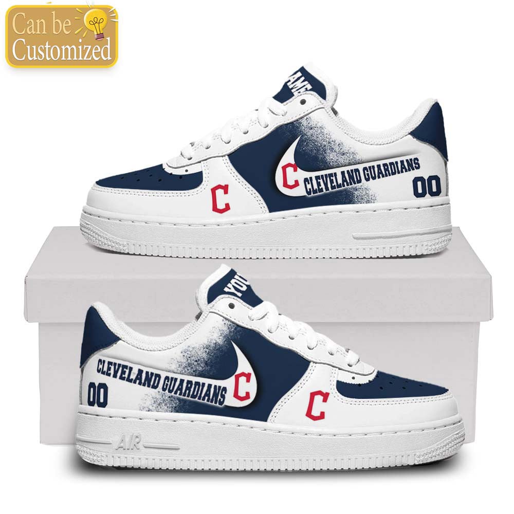 Cleveland Guardians Air Force One Shoes Custom Name And Number For Men Women