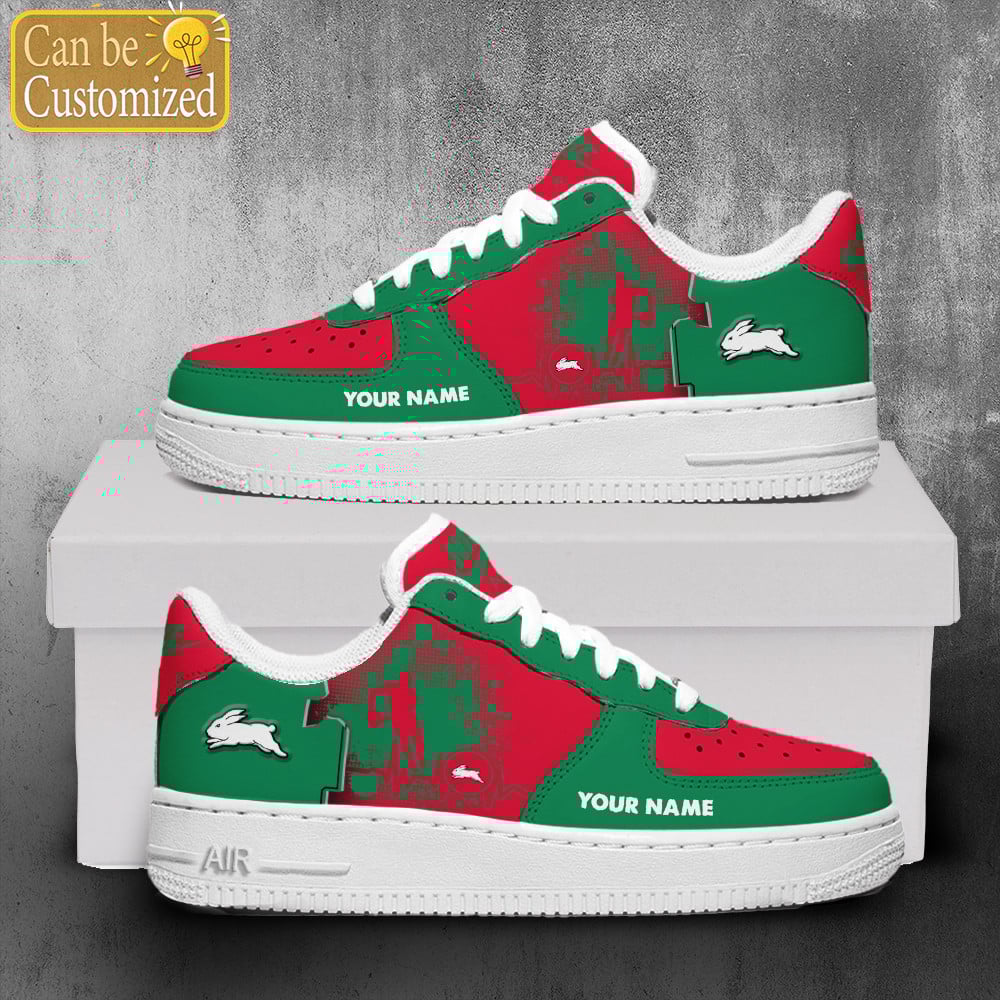 South Sydney Rabbitohs Air Force One Shoes Personalized For Men Women