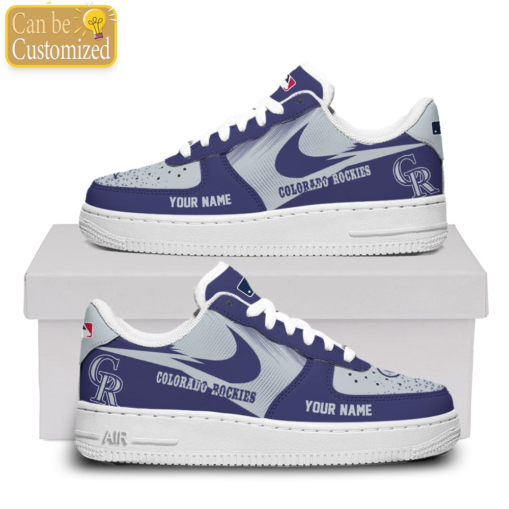 Colorado Rockies Air Force One Shoes Custom Name For Men Women