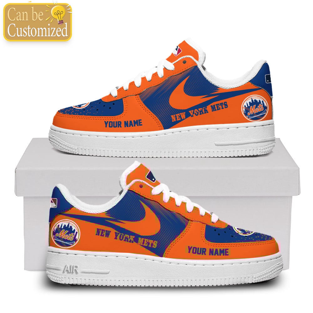 New York Mets Air Force One Shoes Custom Name For Men Women