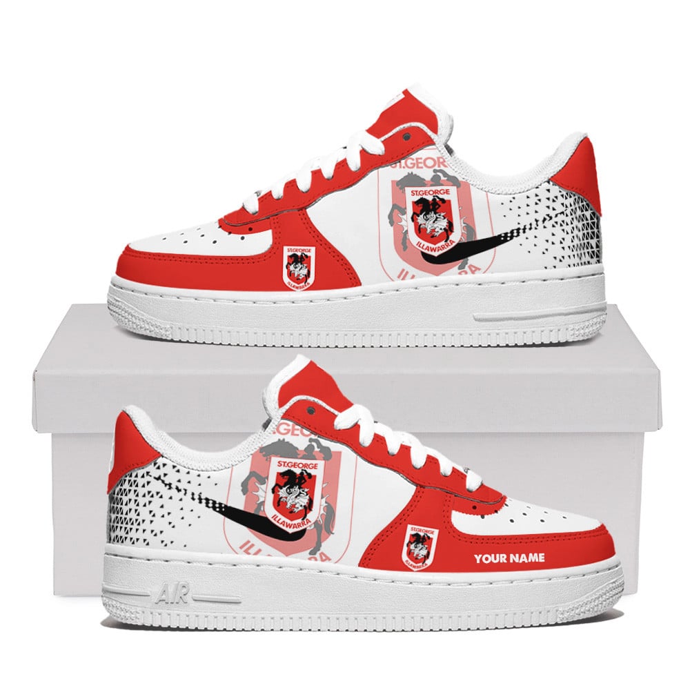 St. George Illawarra Dragons Premium Air Force One Shoes Personalized For Men Women