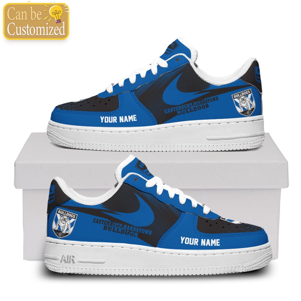 Canterbury-Bankstown Bulldogs Air Force One Shoes Custom Name For Men Women