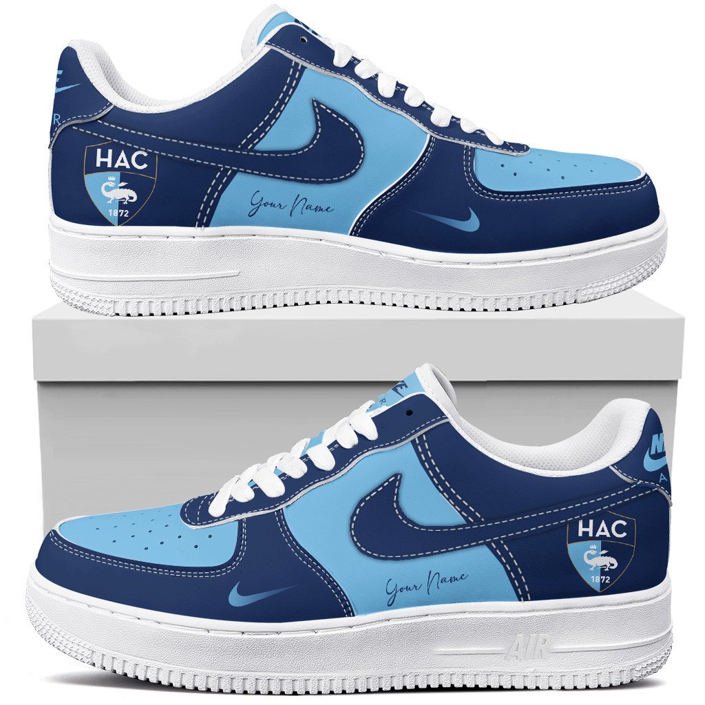 Le Havre Ac Air Force One Shoes C626 Custom Name For Men Women