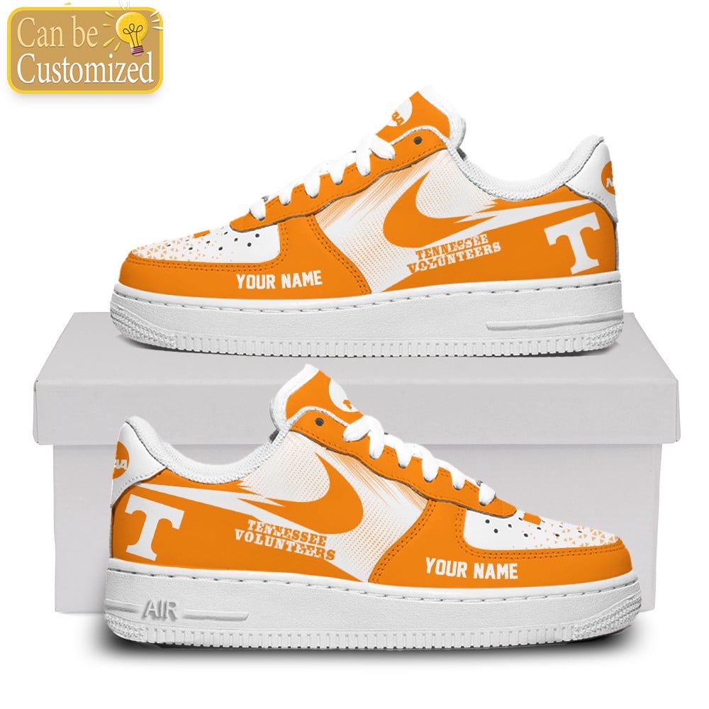 Tennessee Volunteers Air Force One Shoes Custom Name For Men Women