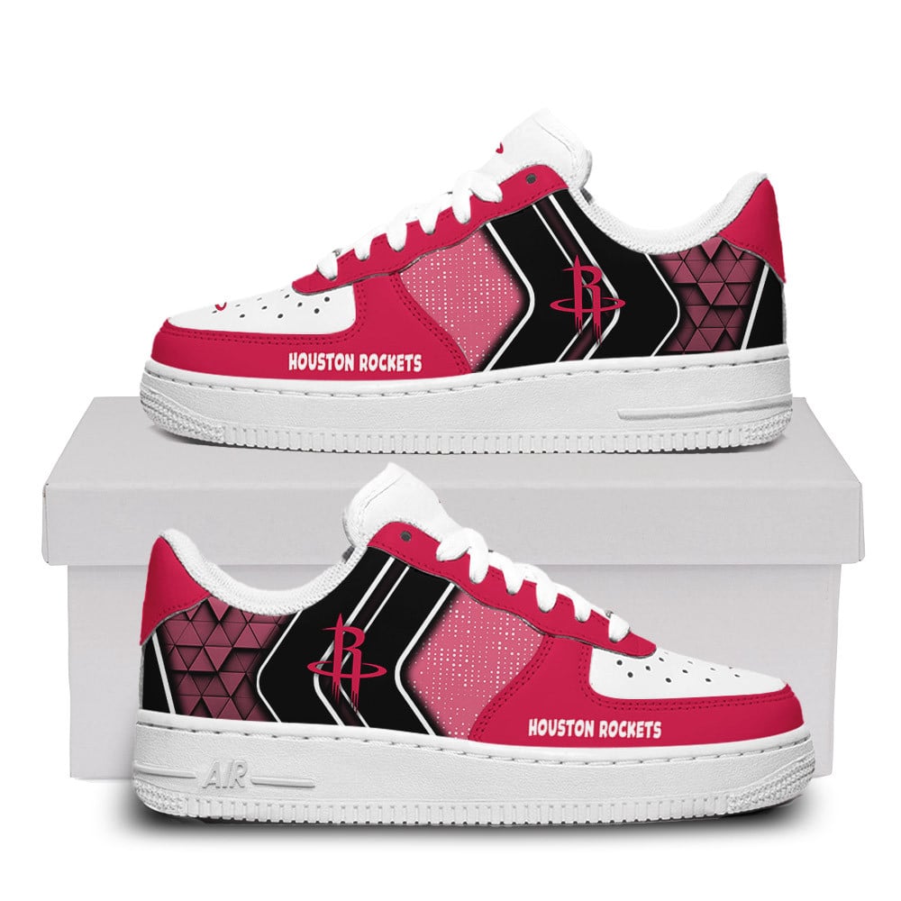 Houston Rockets Custom Name Air Force One Shoes For Men Women