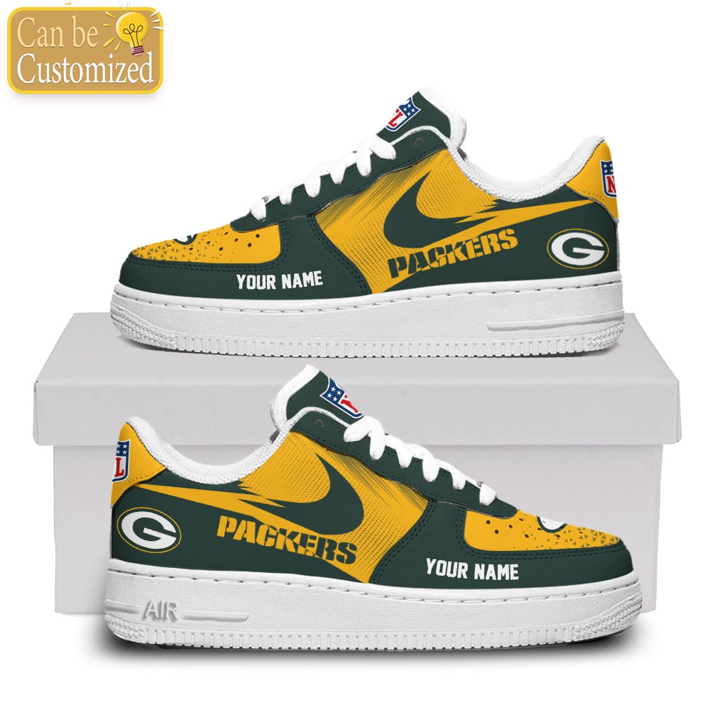 Green Bay Packers Custom Name Air Force One Shoes Sneaker Af1 Shoes For Men Women Style Special 