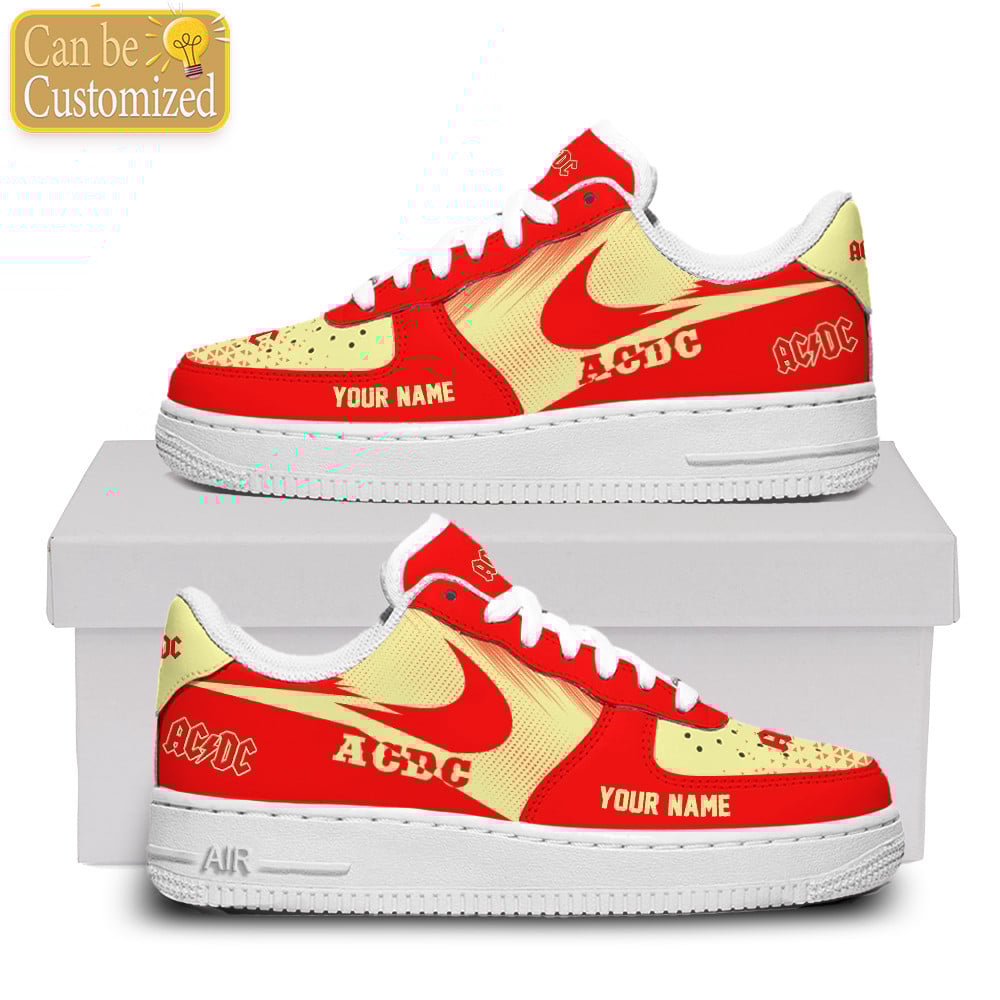 Ac/Dc Air Force One Shoes Custom Name For Men Women