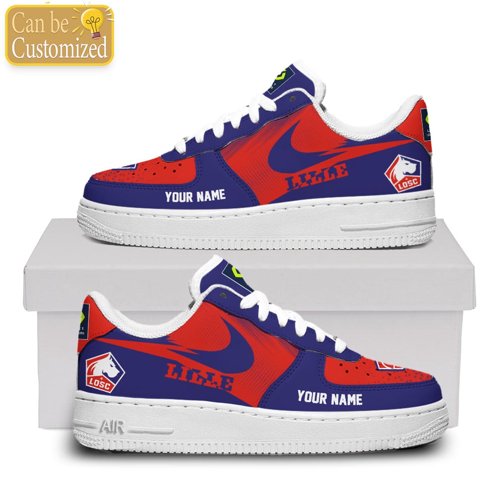 Losc Lille Custom Name Air Force One Shoes For Men Women