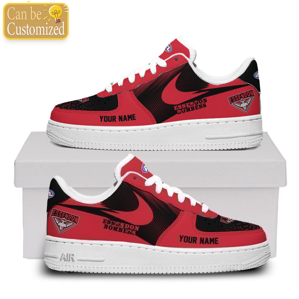 Essendon Bombers Air Force One Shoes Custom Name For Men Women