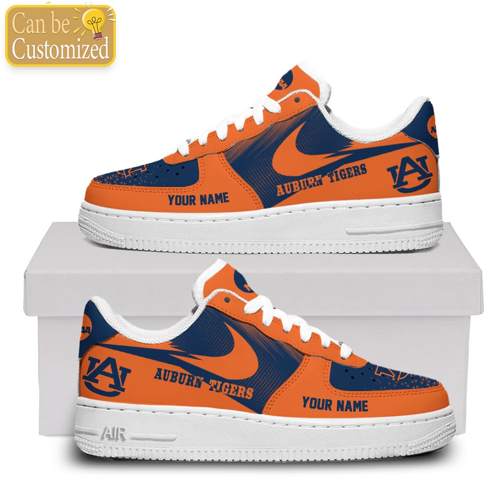 Auburn Tigers Air Force One Shoes Sneaker Af1 Shoes Custom Name For Men Women