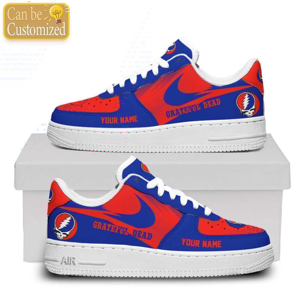 Grateful Dead Air Force One Shoes Custom Name For Men Women
