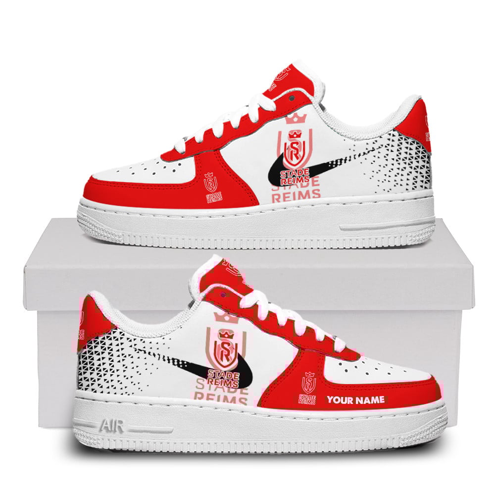 Stade De Reims Premium Air Force One Shoes Personalized For Men Women
