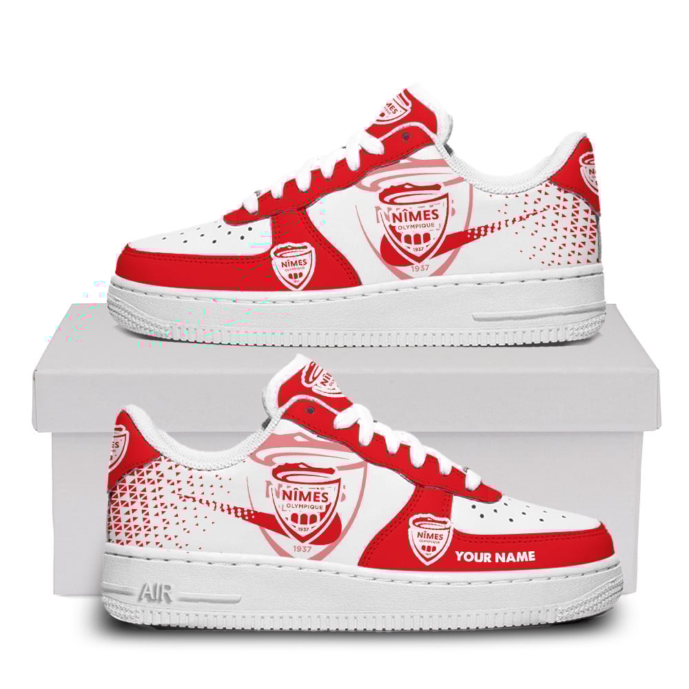Nmes Olympique Premium Air Force One Shoes Personalized For Men Women