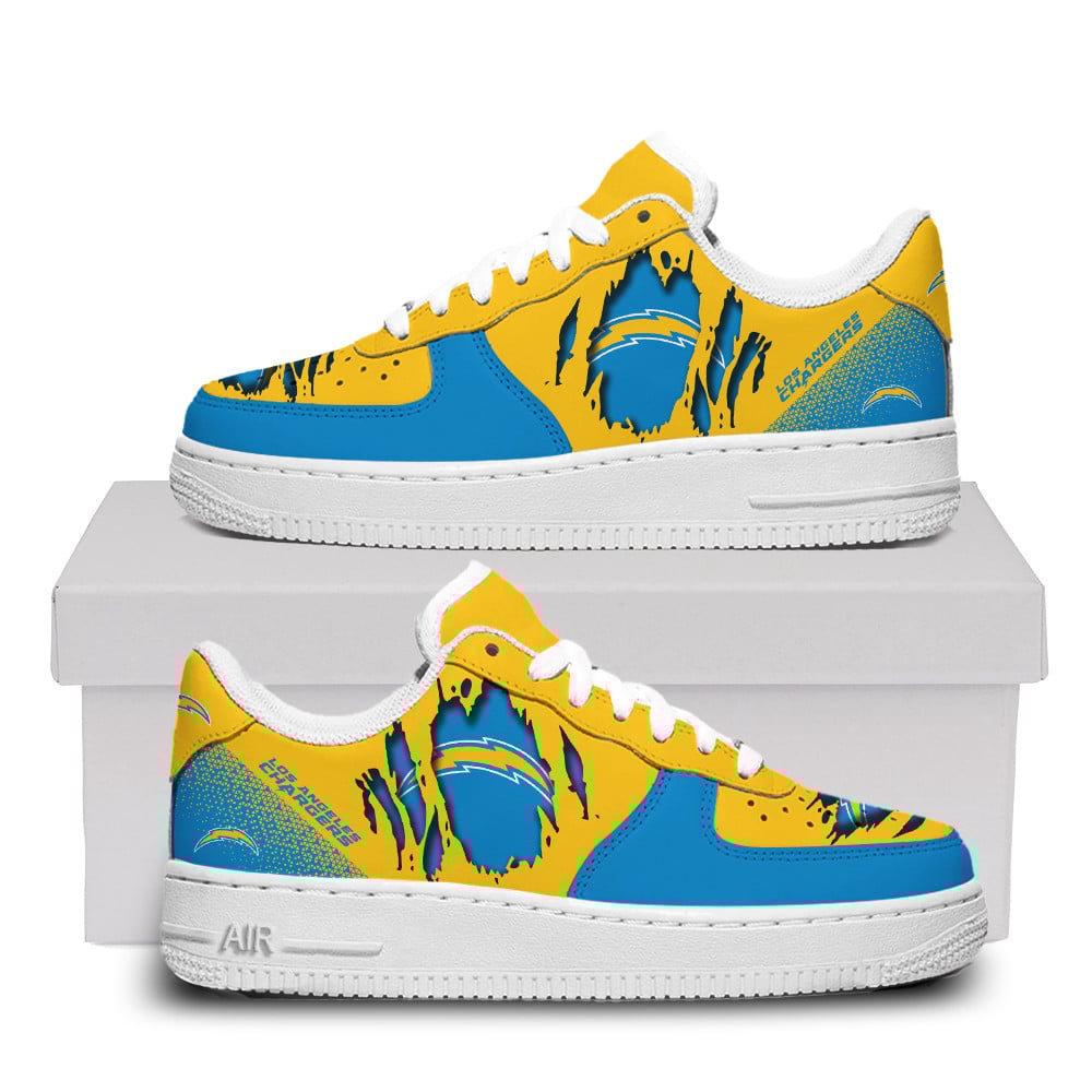 Los Angeles Chargers Premium Air Force One Shoes For Men Women