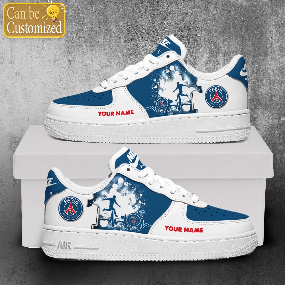 Paris Saint-Germain Air Force One Shoes Personalized For Men Women