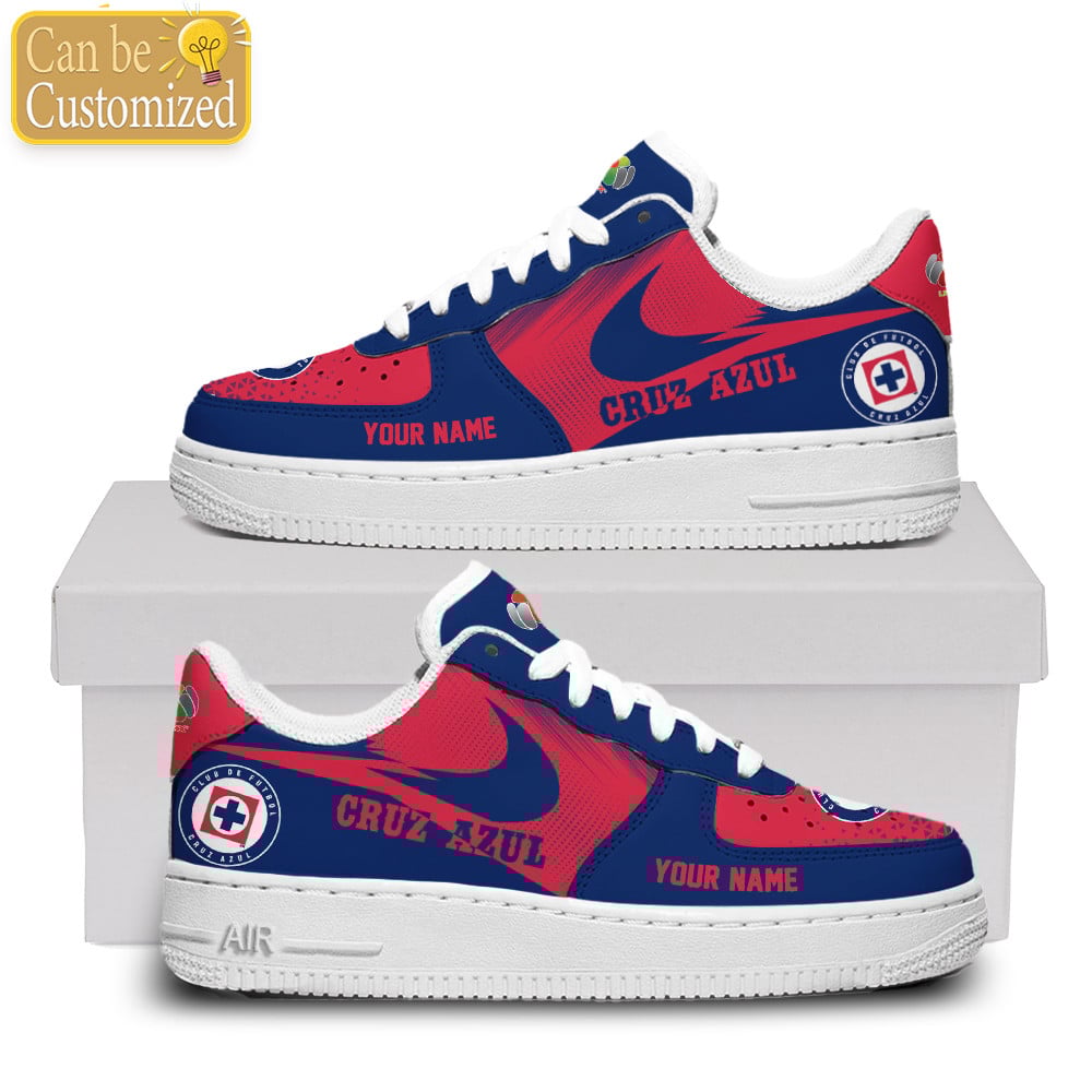 Cruz Azul Air Force One Shoes Custom Name For Men Women