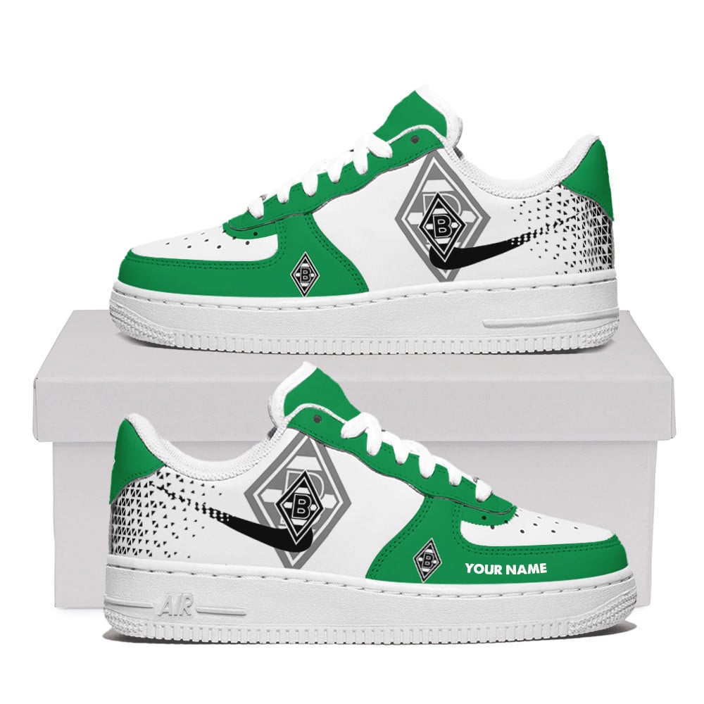 Borussia Mnchengladbach Premium Air Force One Shoes Personalized For Men Women